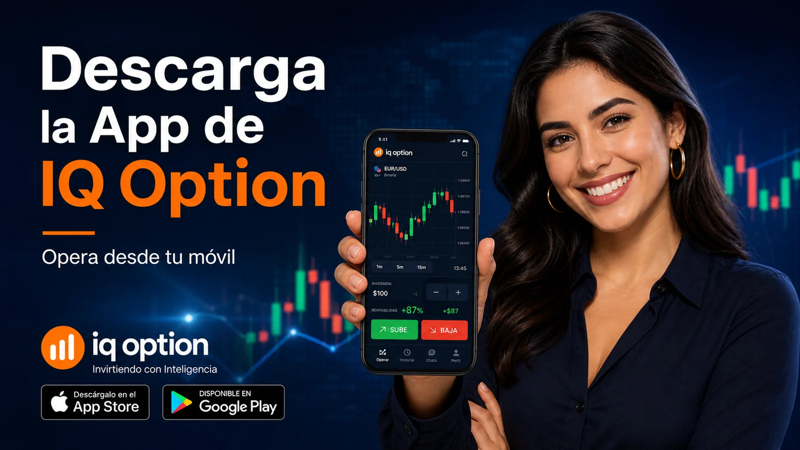 IQ Option App: Descargar para Android, iOS y PC en México
